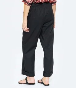 XIRENA Pantalon Demsey Coton Noir 11 XIRENA Pantalon Demsey Coton Noir -ANINE BING Boutique xiren look20230124 499