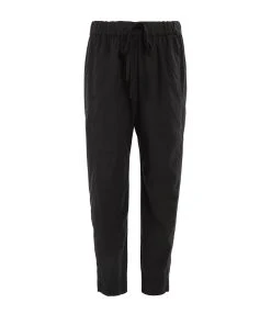 XIRENA Pantalon Fin Draper Coton Noir