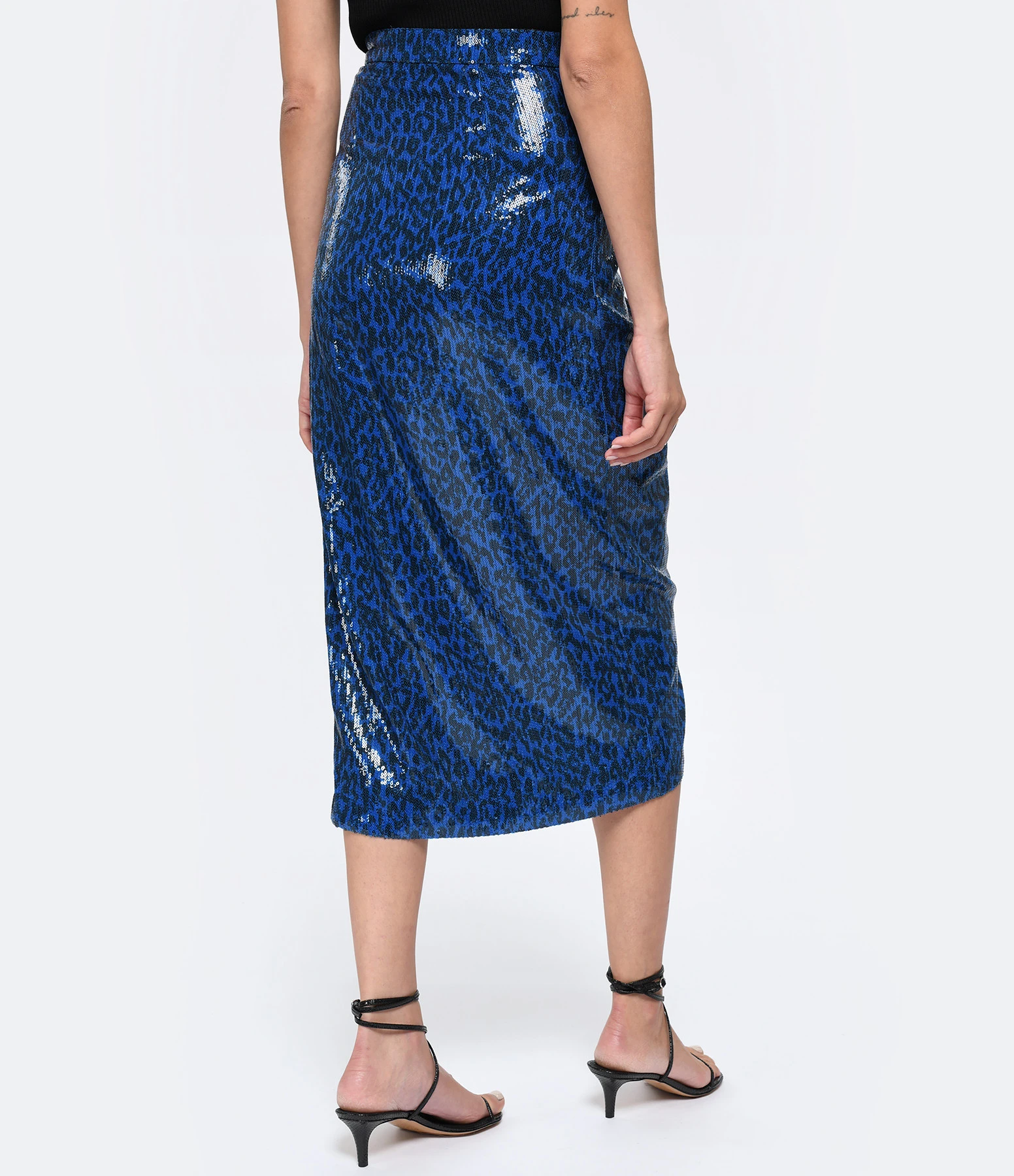 Zadig & Voltaire Jupe Longue Jamelia Sequins Azur 6 Zadig & Voltaire Jupe Longue Jamelia Sequins Azur – Image 4