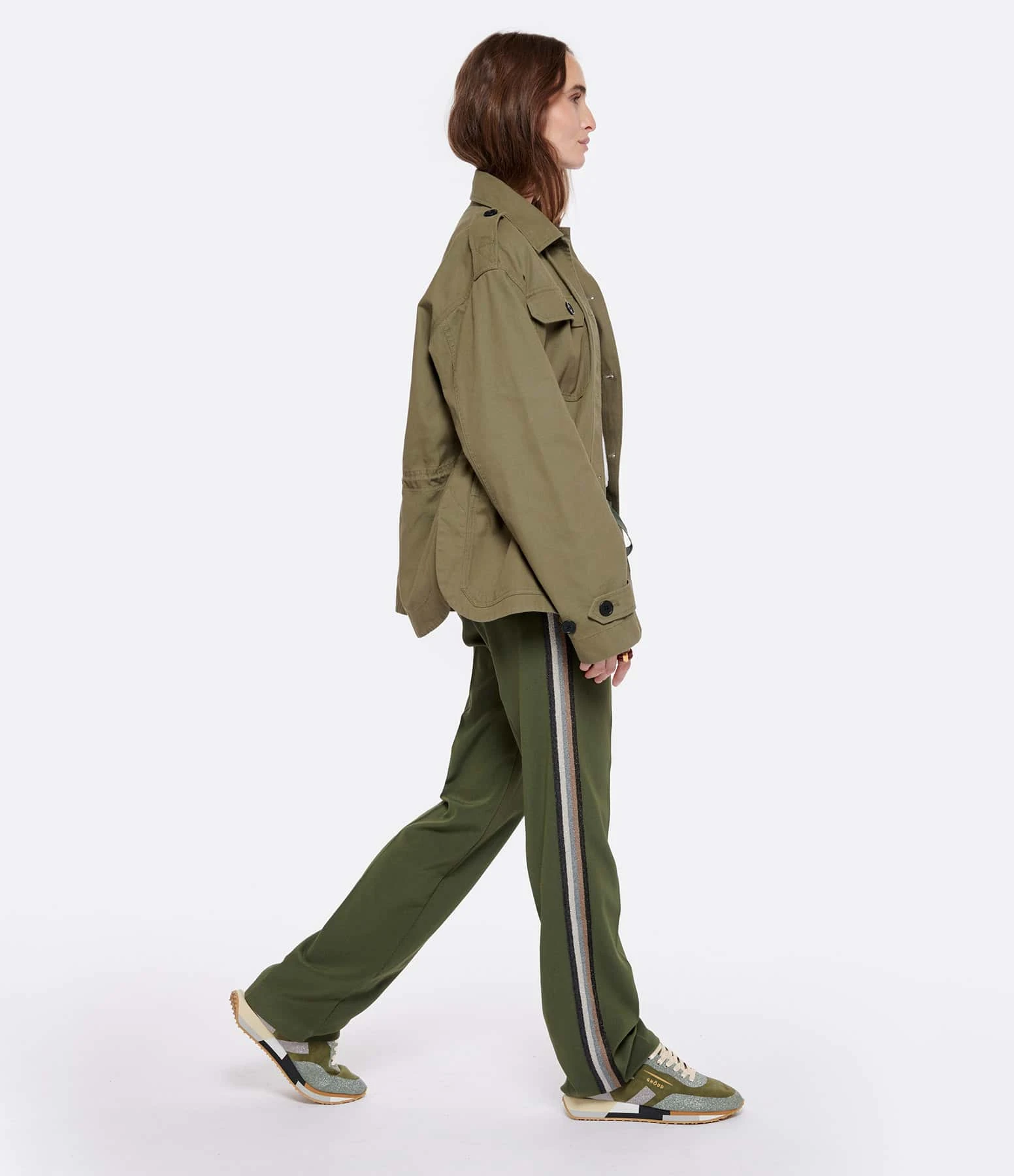 Zadig & Voltaire Pantalon Pomy Kaki 5 Zadig & Voltaire Pantalon Pomy Kaki – Image 3