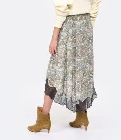 Zadig & Voltaire Jupe Longue Joslin Kaki -ANINE BING Boutique zadig look20230111 445