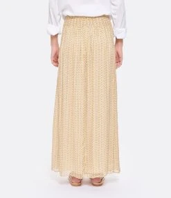 Zadig & Voltaire Jupe Longue Jade Buttercup Jaune -ANINE BING Boutique zadig look20230203 255