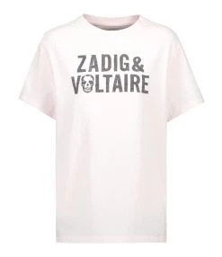 Zadig & Voltaire Tee-shirt Omma ZV Coton Rose Pastel