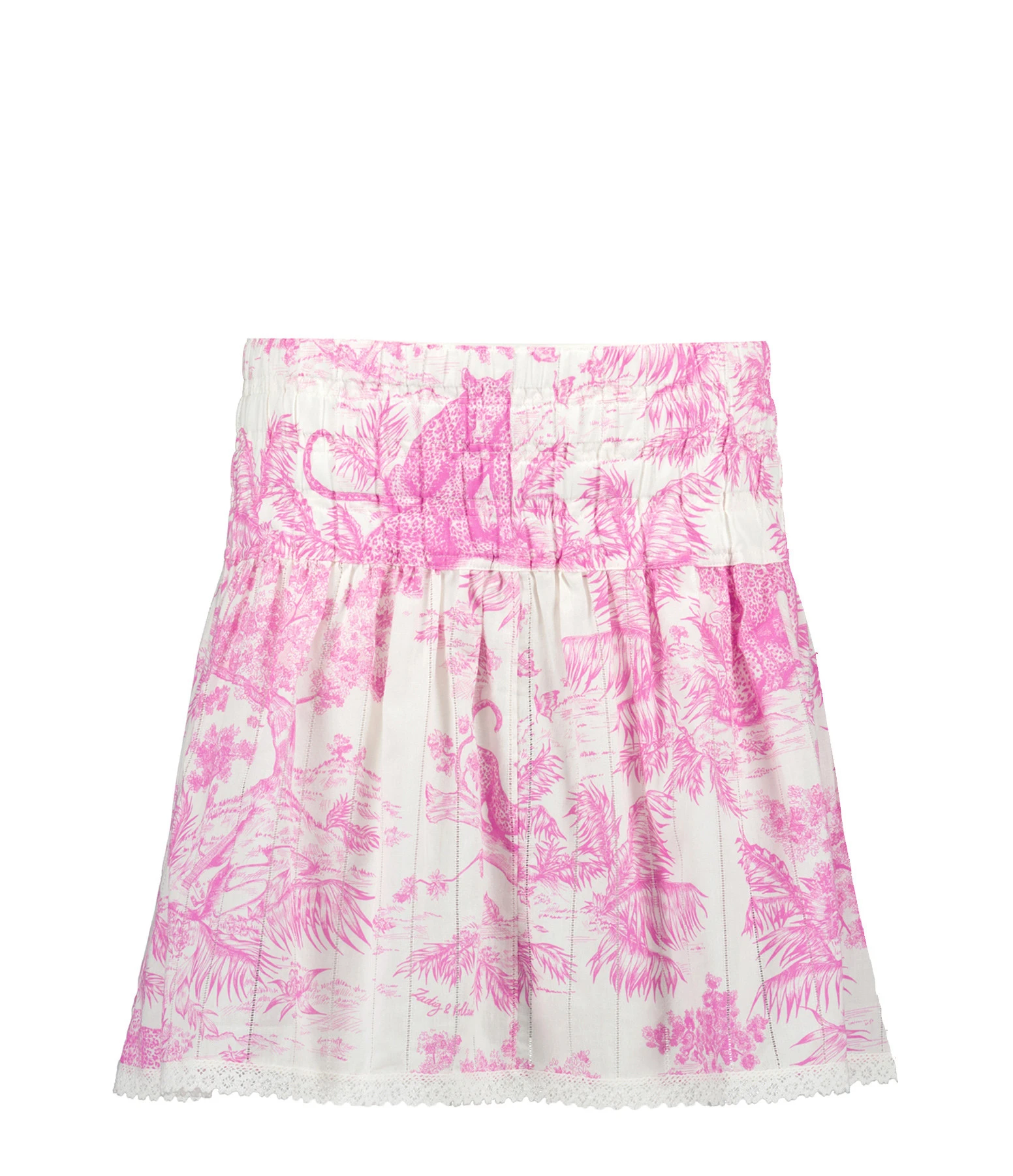 Zadig & Voltaire Jupe Jocky Coton Rose 3 Zadig & Voltaire Jupe Jocky Coton Rose