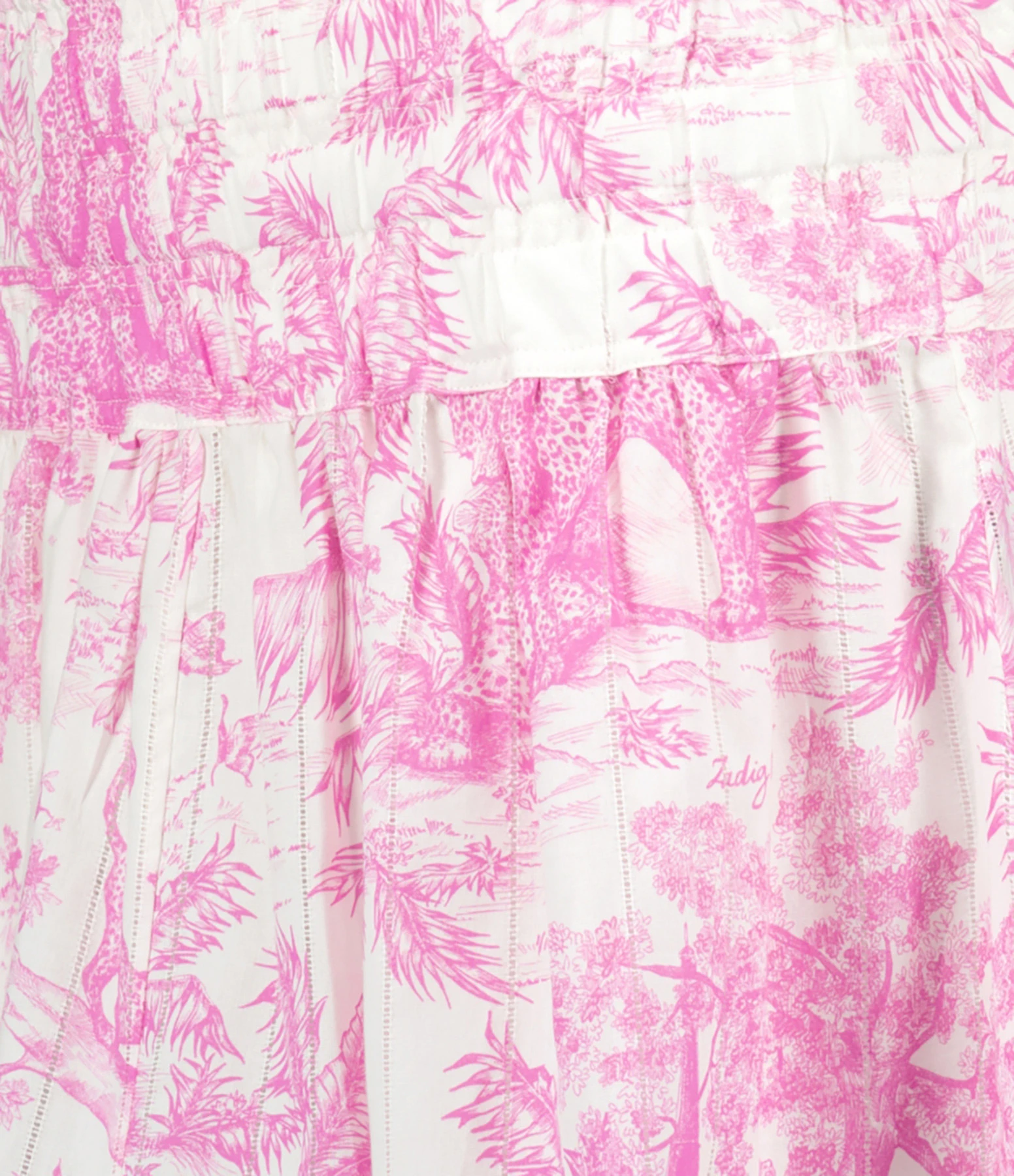 Zadig & Voltaire Jupe Jocky Coton Rose 4 Zadig & Voltaire Jupe Jocky Coton Rose – Image 2