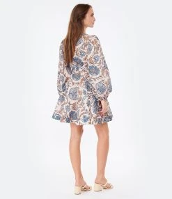 Zimmermann Robe Vitali Lin Fleuri Bleuet -ANINE BING Boutique zimme look20230110 119